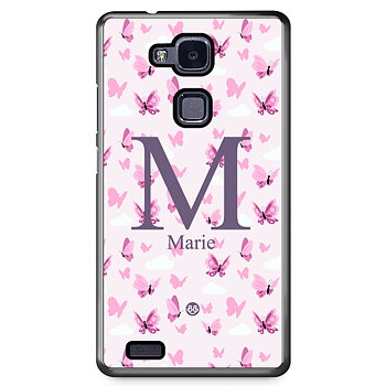 Huawei Honor 5X Case Custom - AWAKEN - Butterfly Pink