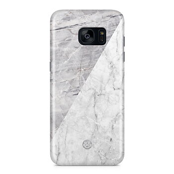 Samsung Galaxy S7 Edge Premium Skal - Half Marble
