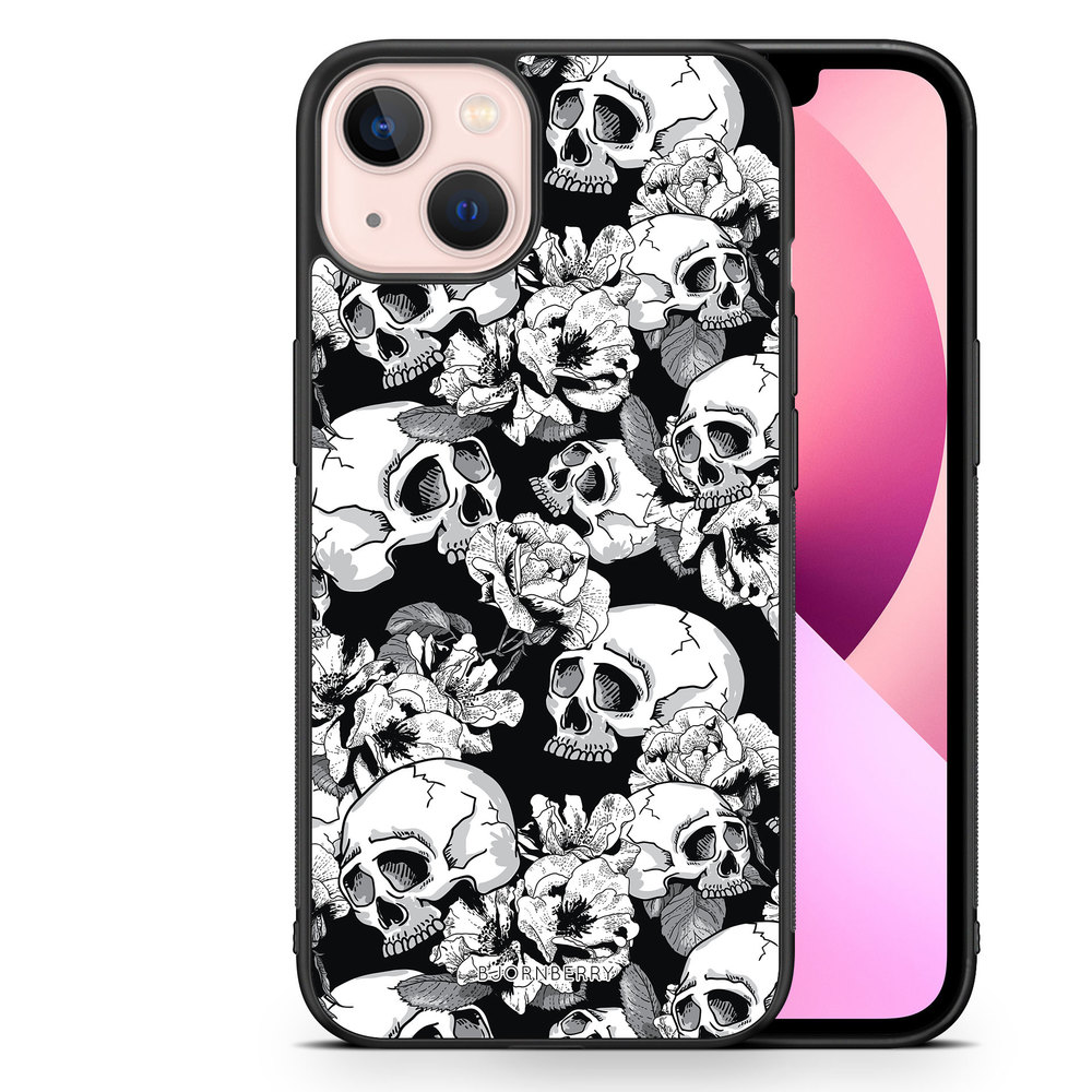 iPhone 13 Case - Skull & Roses