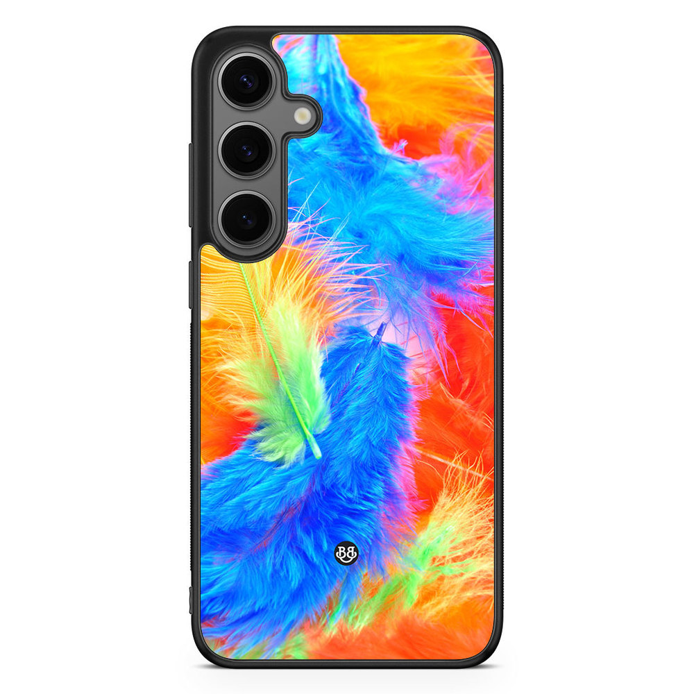 Samsung Galaxy S24 Plus Case - Easter Feathers