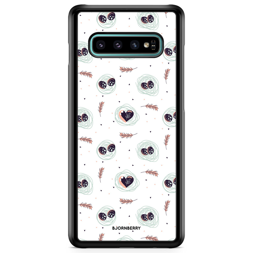 Samsung Galaxy S10 Plus Case - Eggs and Hearts