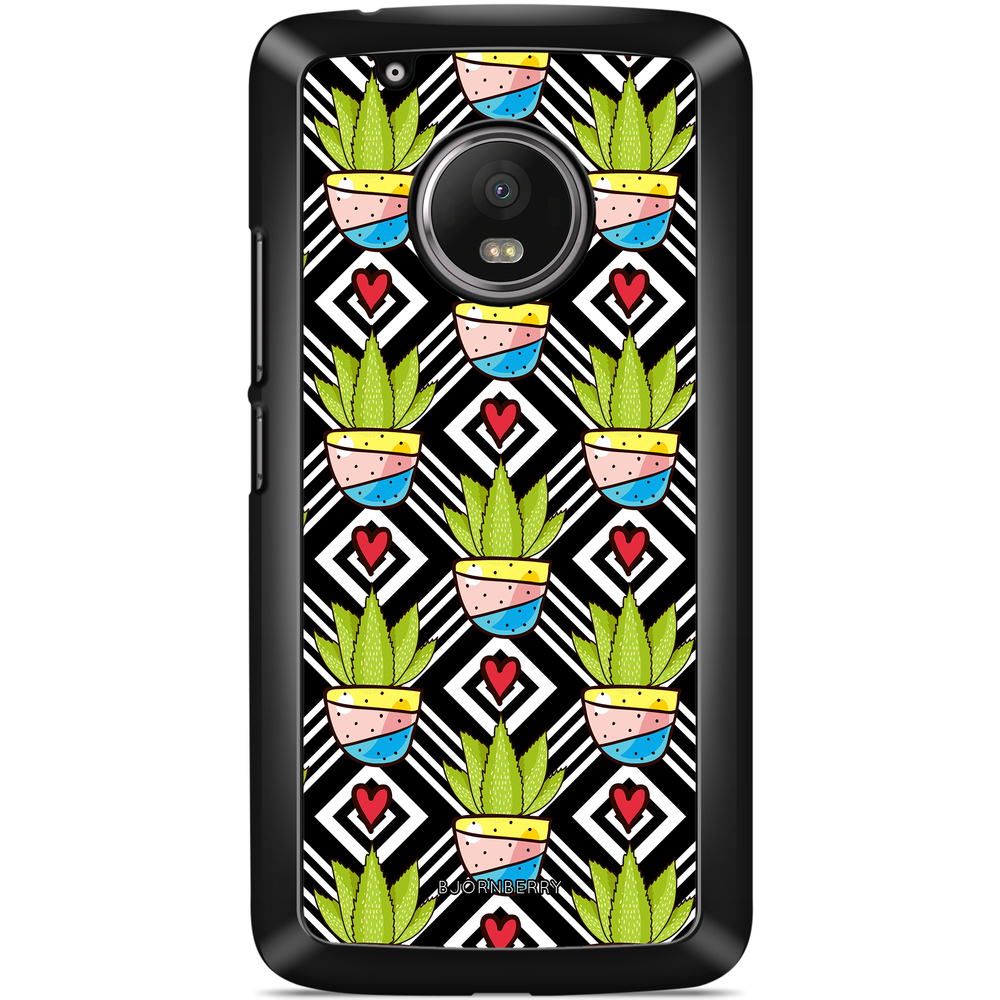 Moto G5 Plus Case - Cactus Pattern