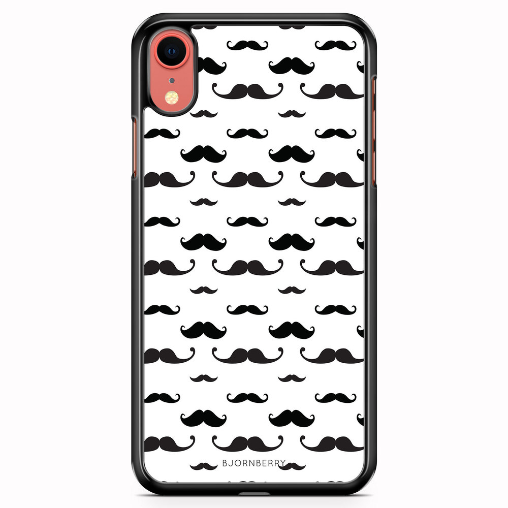iPhone XR Case - Mustache Pattern