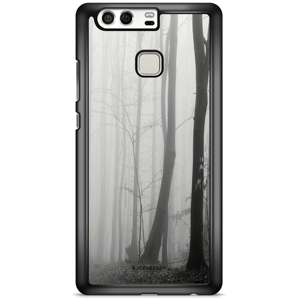 Huawei P9 Case - Black/White Autumn