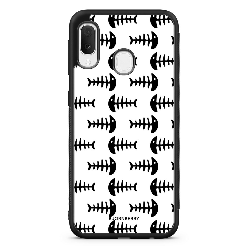 Samsung Galaxy A20e Case - Fish Skeleton