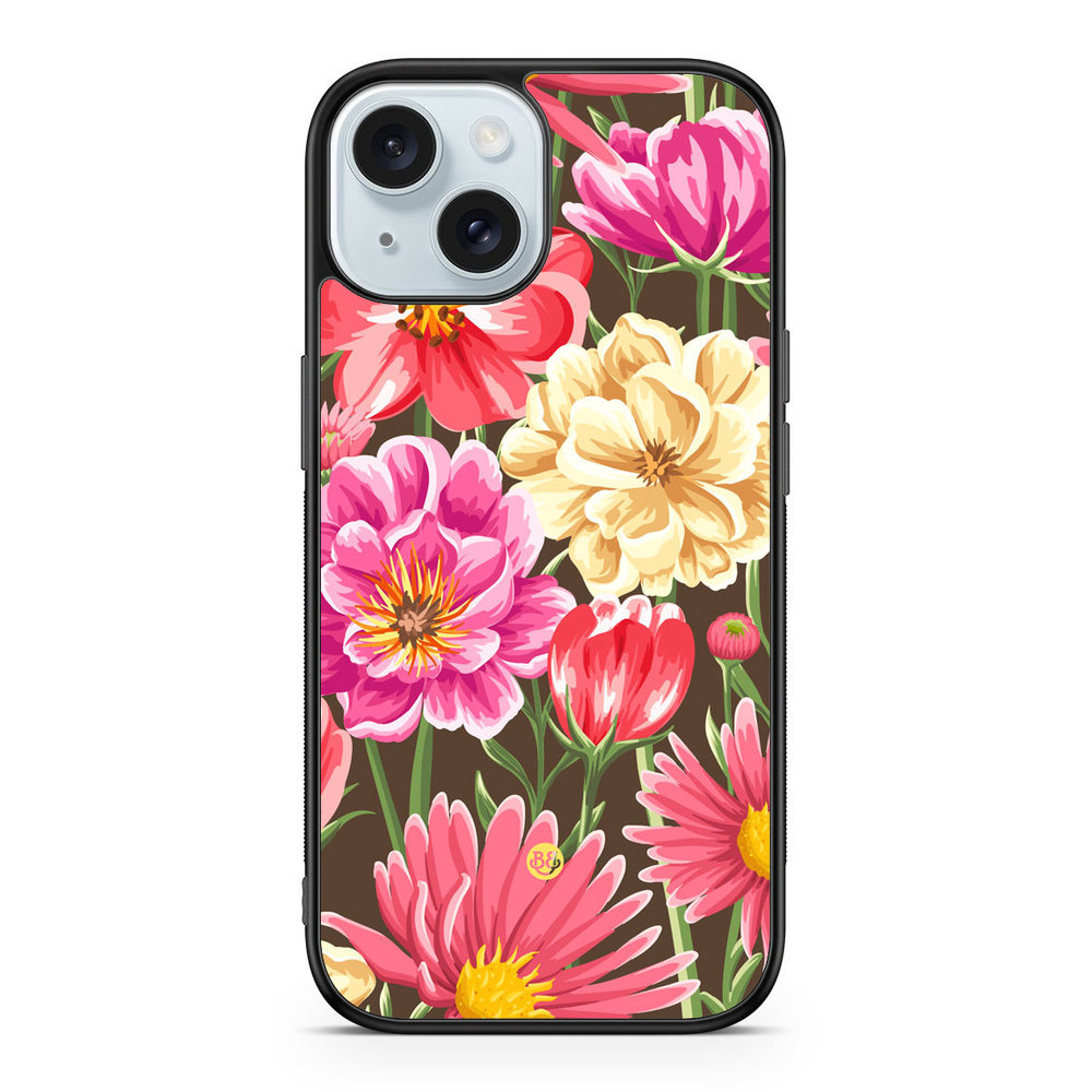 iPhone 15 Case - Seamless Flowers