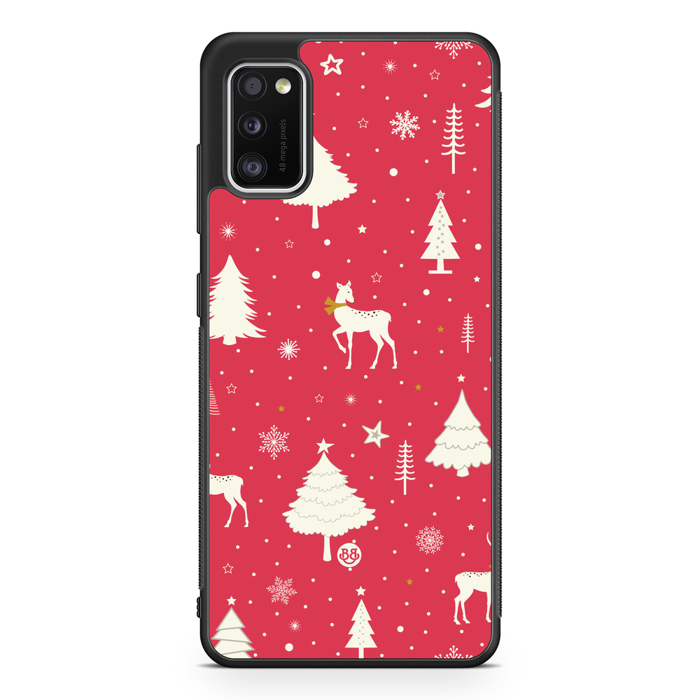 Samsung Galaxy A41 Case - Red Christmas