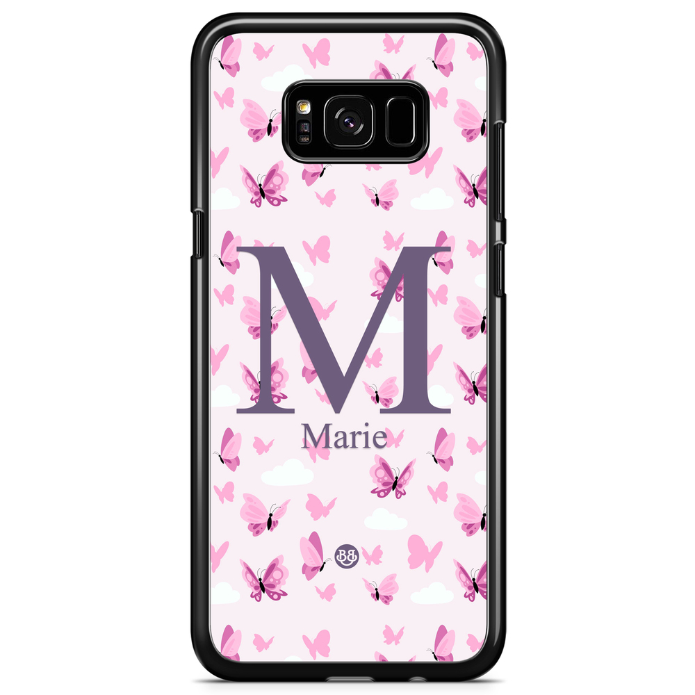 Samsung Galaxy S8 Plus Case Custom - AWAKEN - Butterfly Pink