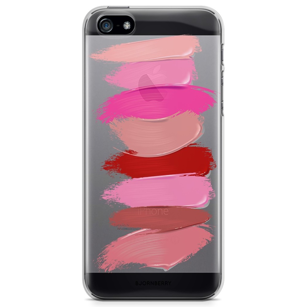 iPhone 5/5S/SE (2016) TPU Case - Lipstick Smears