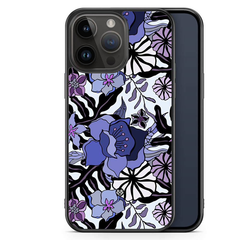 iPhone 14 Pro Max Case - Purple Flowers