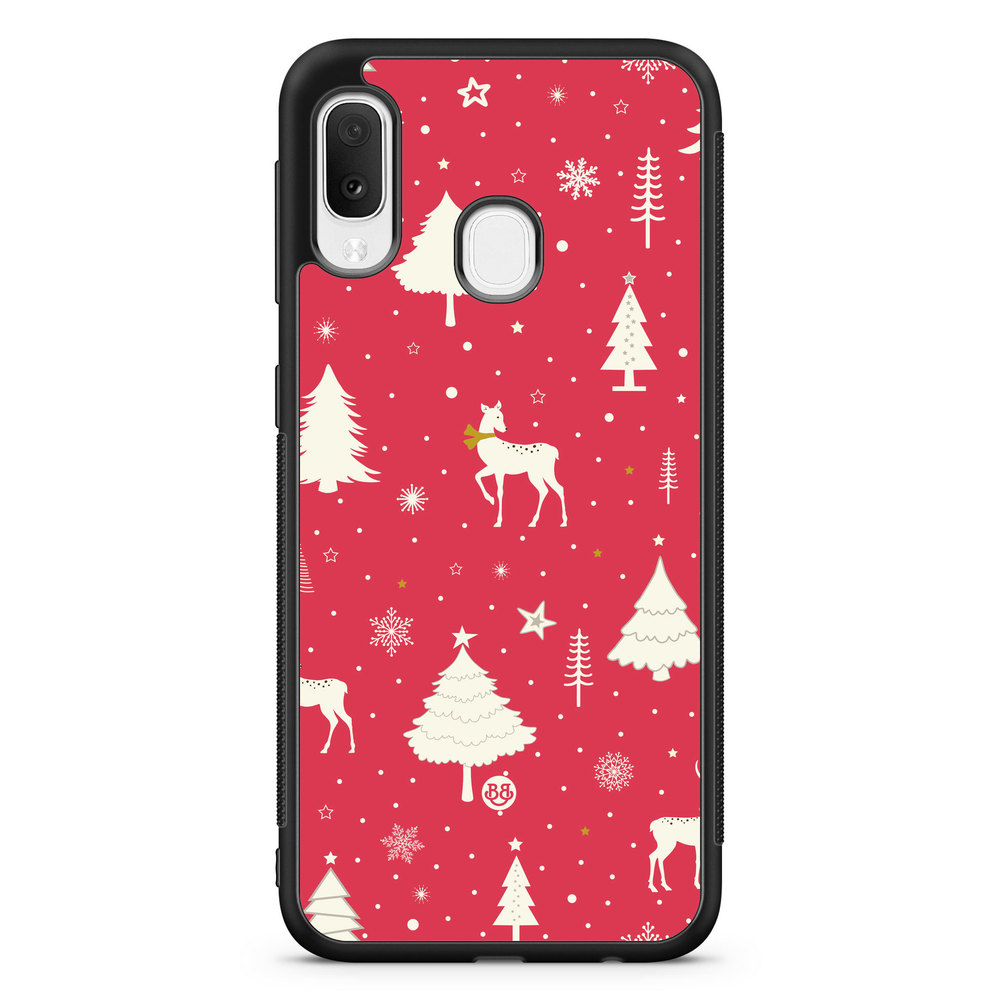 Samsung Galaxy A20e Case - Red Christmas