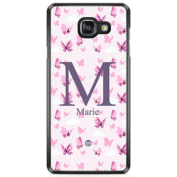 Samsung Galaxy A5 6 (2016) Skal Custom - AWAKEN - Butterfly Pink