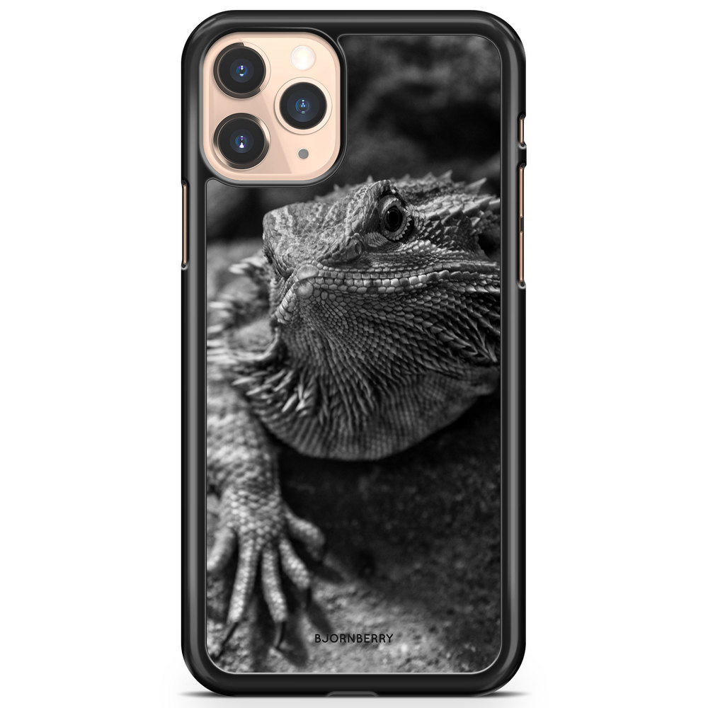 iPhone 11 Pro Case - Black/White Lizard