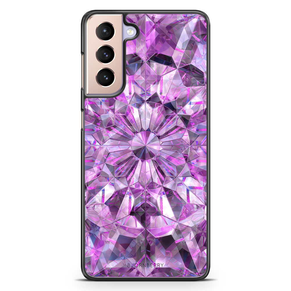 Samsung Galaxy S21 Case - Purple Crystals