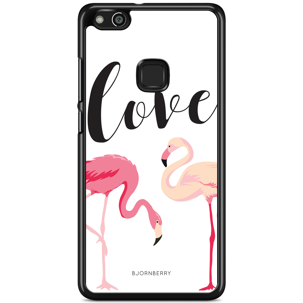 Huawei P10 Lite Case - Love Flamingo
