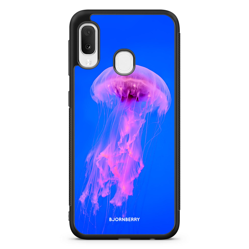 Samsung Galaxy A20e Case - Pink Jellyfish