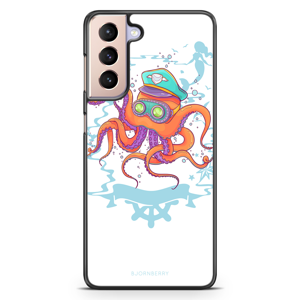 Samsung Galaxy S21 Case - Captain Octopus