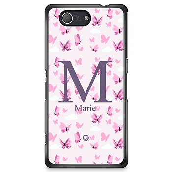 Sony Xperia Z3 Compact Skal Custom - AWAKEN - Butterfly Pink
