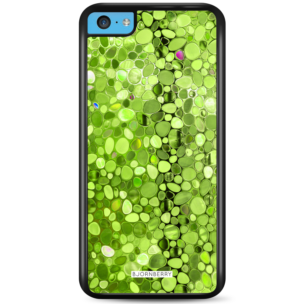 iPhone 5C Case - Stained Glass Green