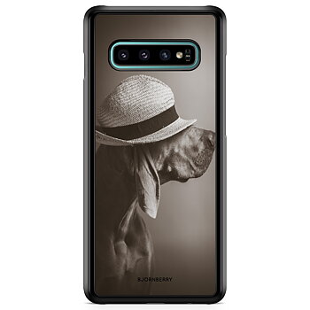 Samsung Galaxy S10 Plus Skal - Hund med Hatt
