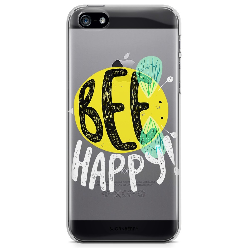 iPhone 5/5S/SE (2016) TPU Case - BEE HAPPY
