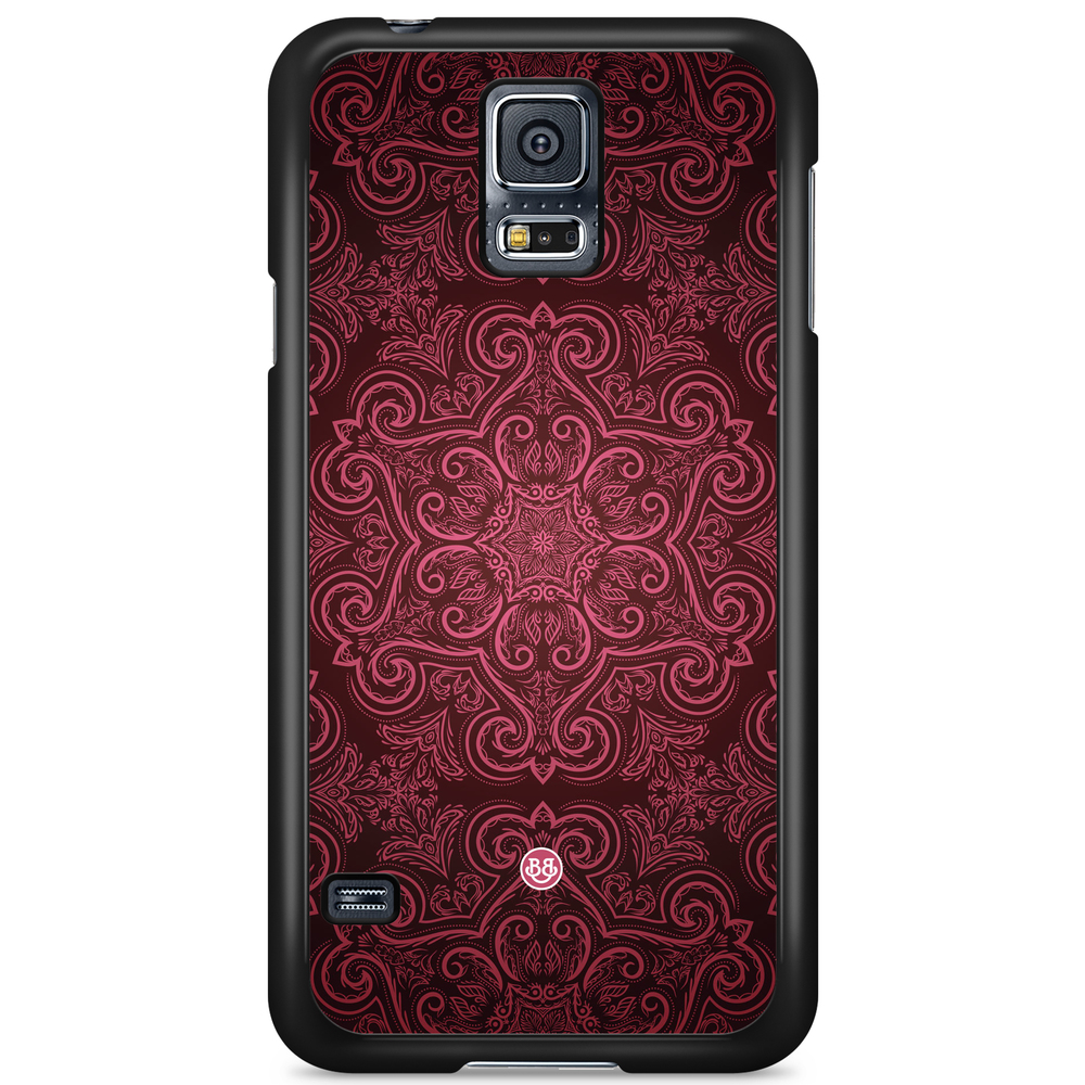 Samsung Galaxy S5/S5 NEO Case - Red Retro Pattern