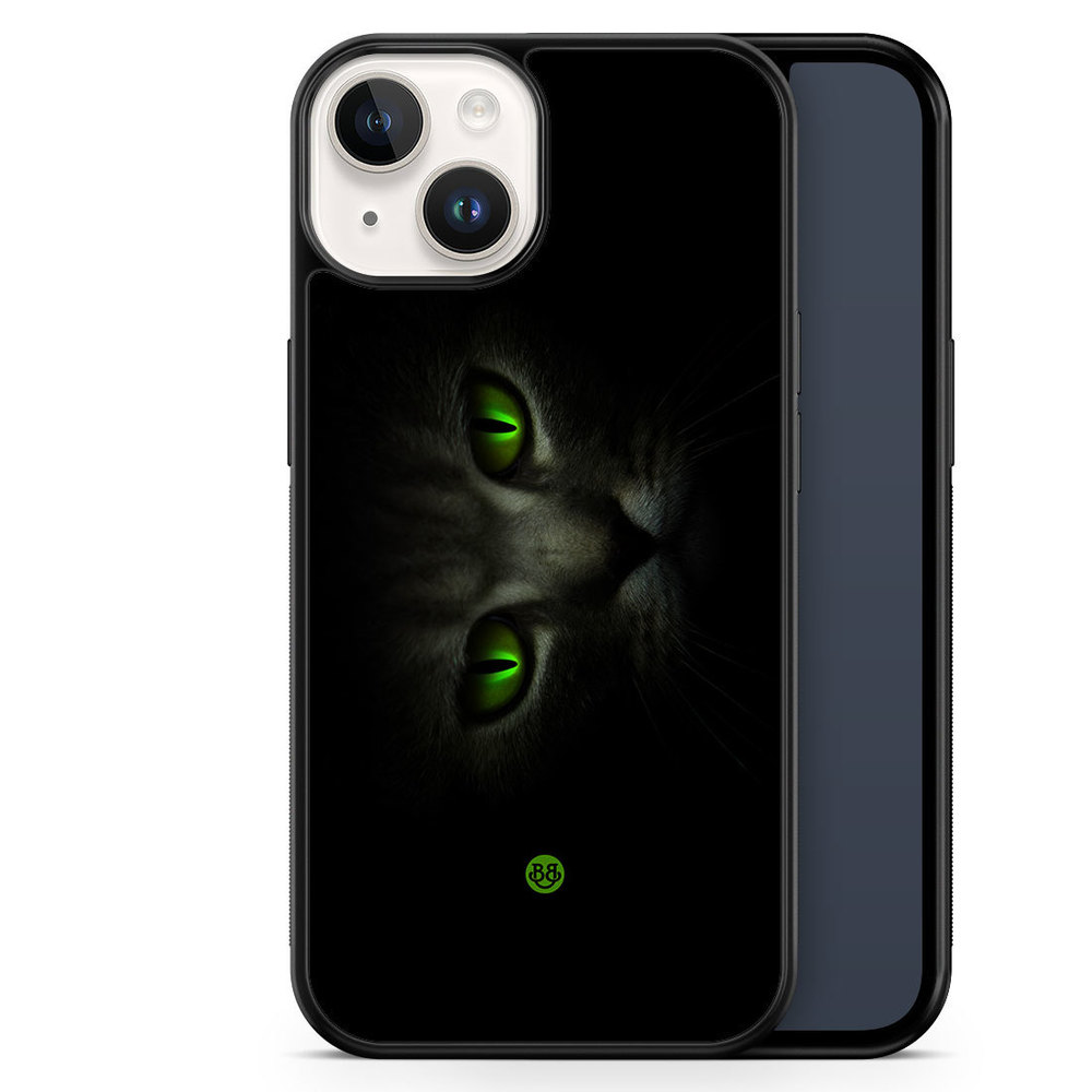 iPhone 14 Case - Green Cat Eyes