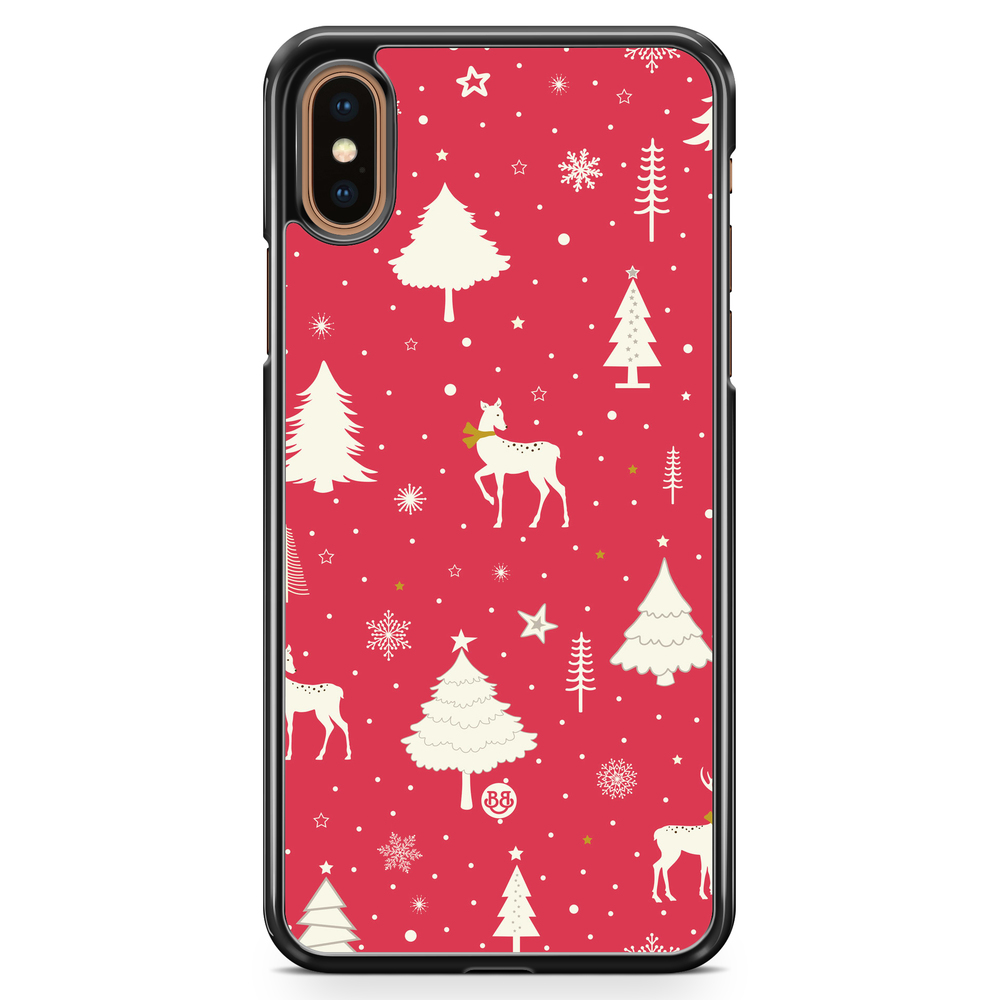 iPhone XS Max Case - Red Christmas