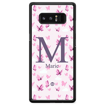 Samsung Galaxy Note 8 Case Custom - AWAKEN - Butterfly Pink