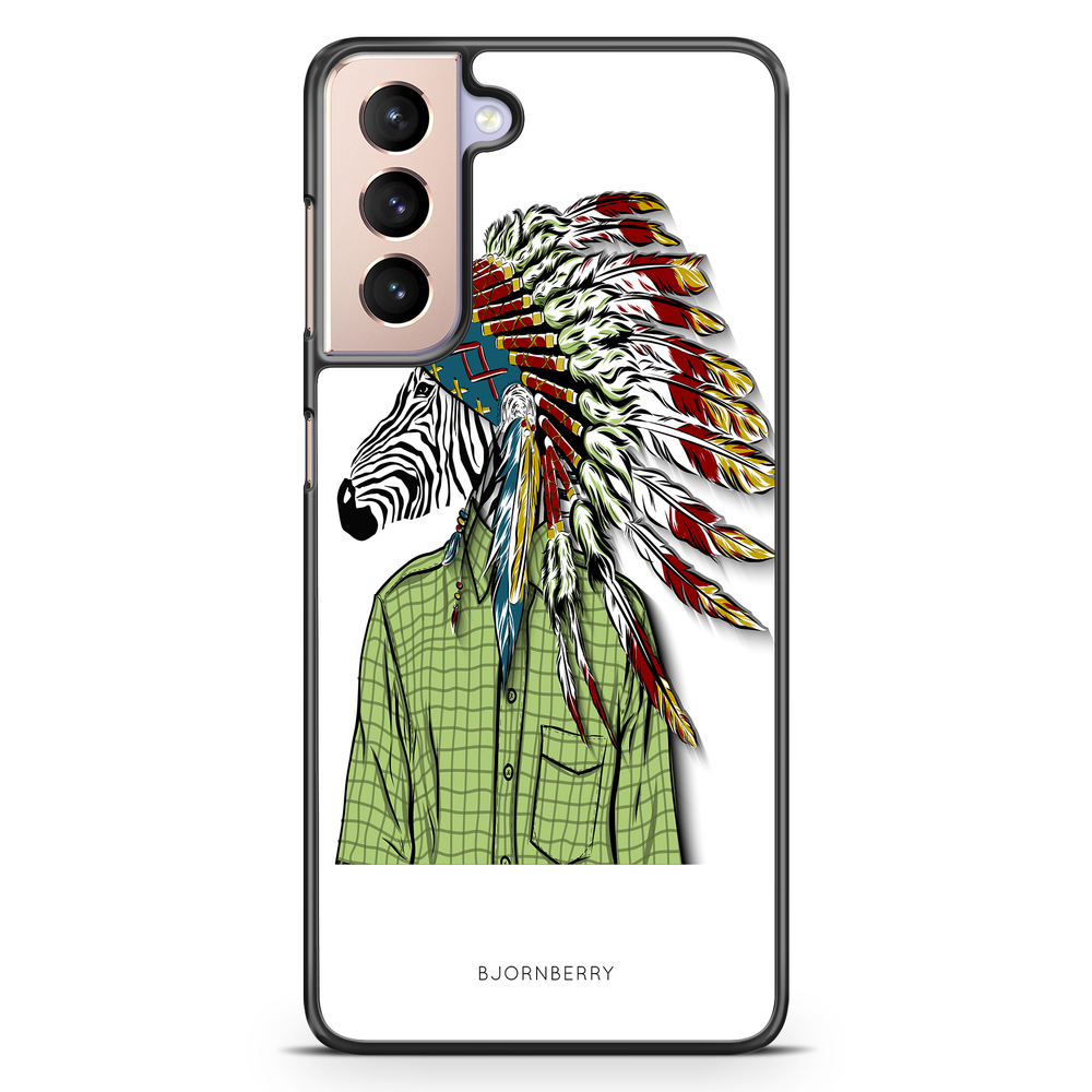 Samsung Galaxy S21 Case - Hipster Zebra