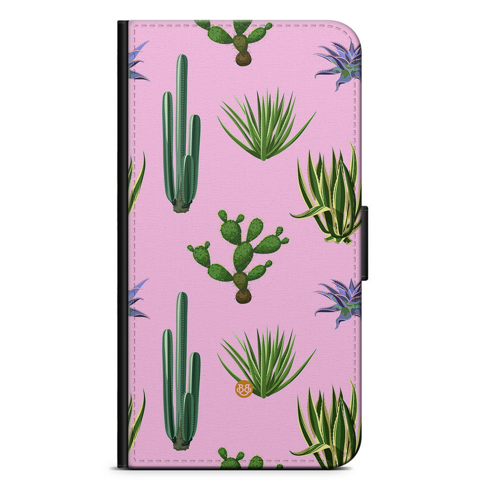 Samsung Galaxy S23 Plus Wallet Case - Cactus Pattern