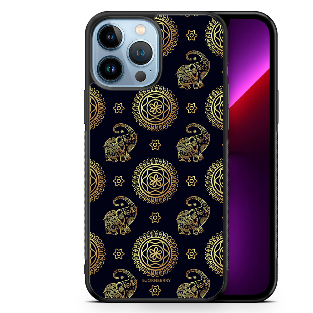 iPhone 13 Pro Max Case - Elephant Gold