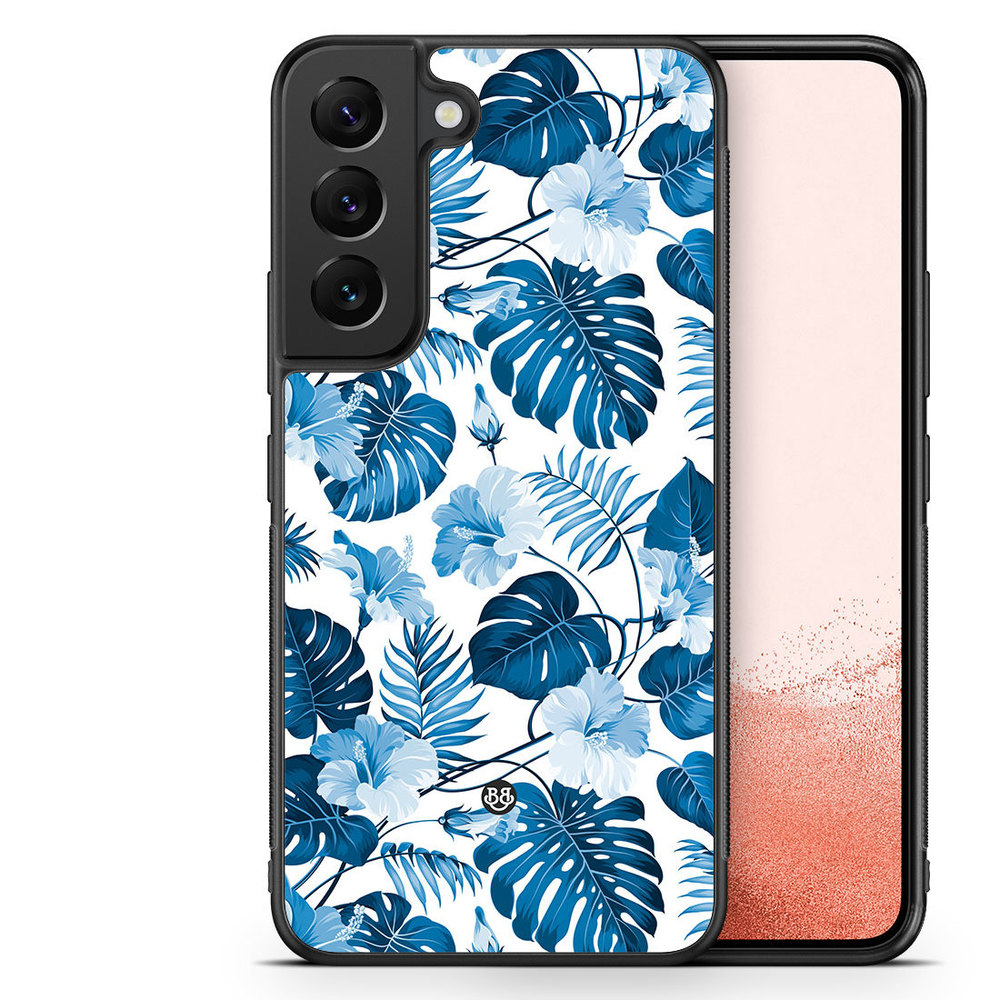 Samsung Galaxy S23 Plus 5G Case - Blue Flowers