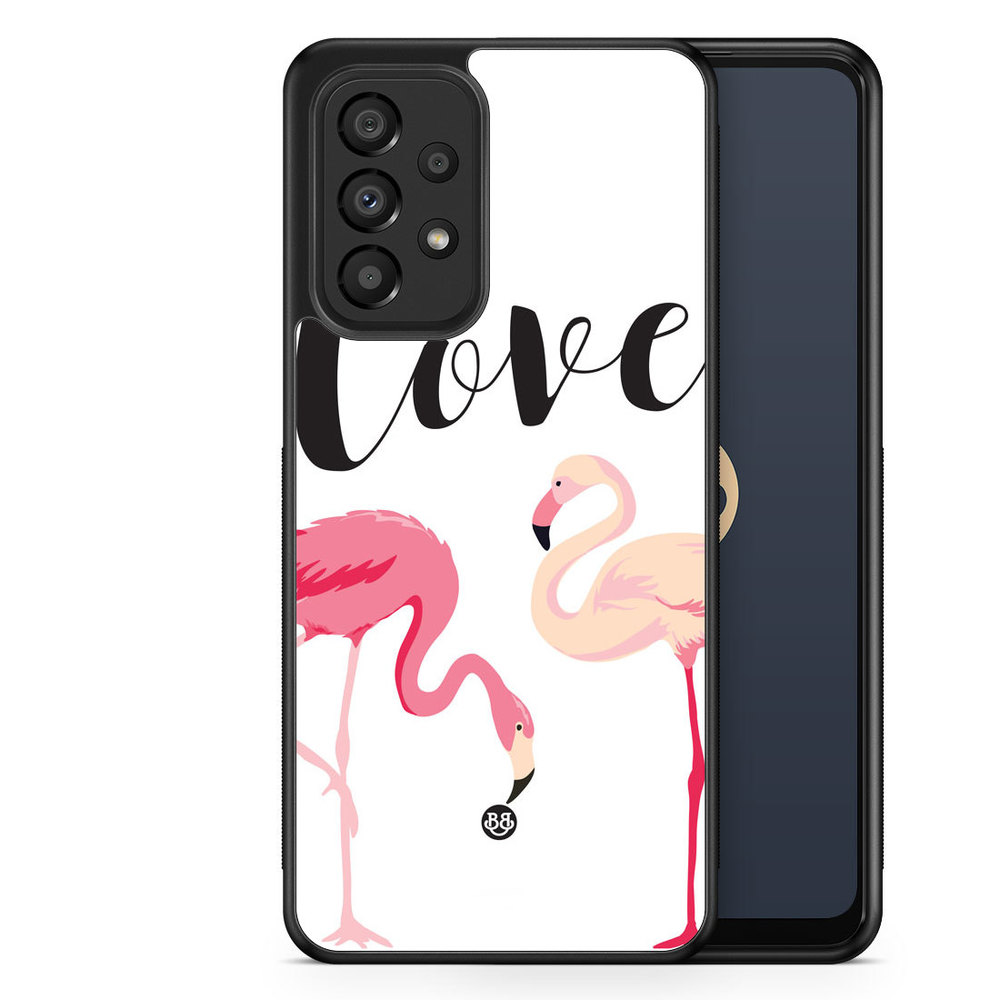 Samsung Galaxy A33 5G Case - Love Flamingo