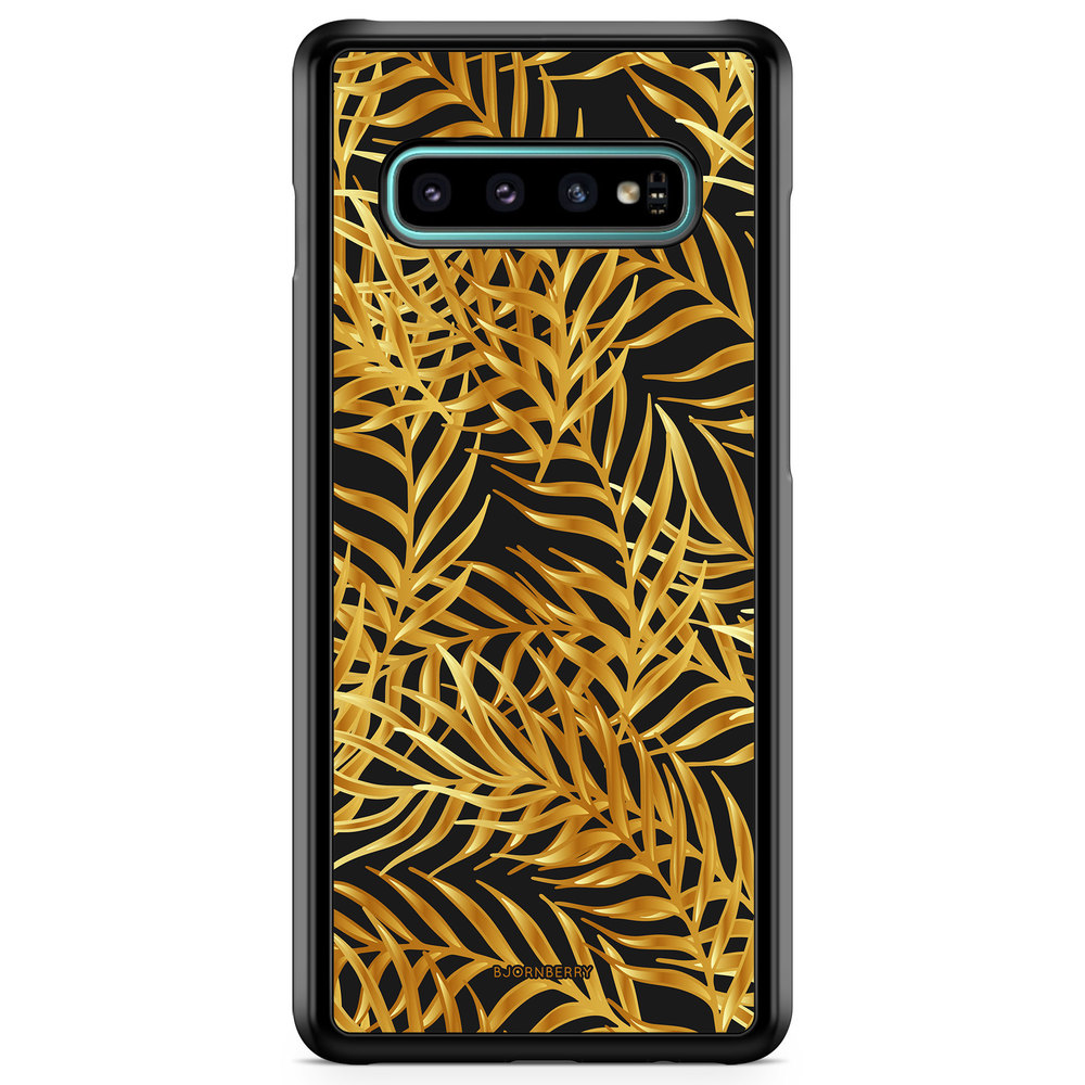 Samsung Galaxy S10 Plus Case - Gold Palm