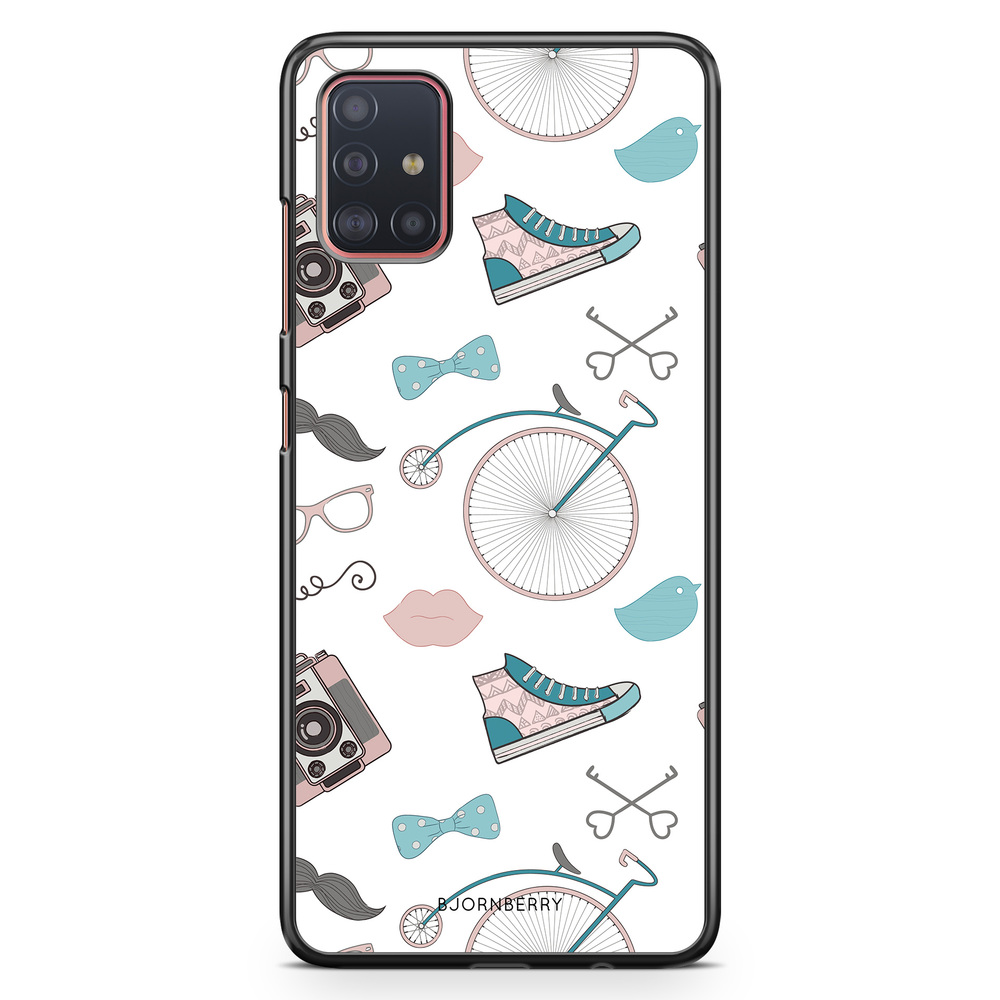 Samsung Galaxy A51 Case - Hipster Pattern