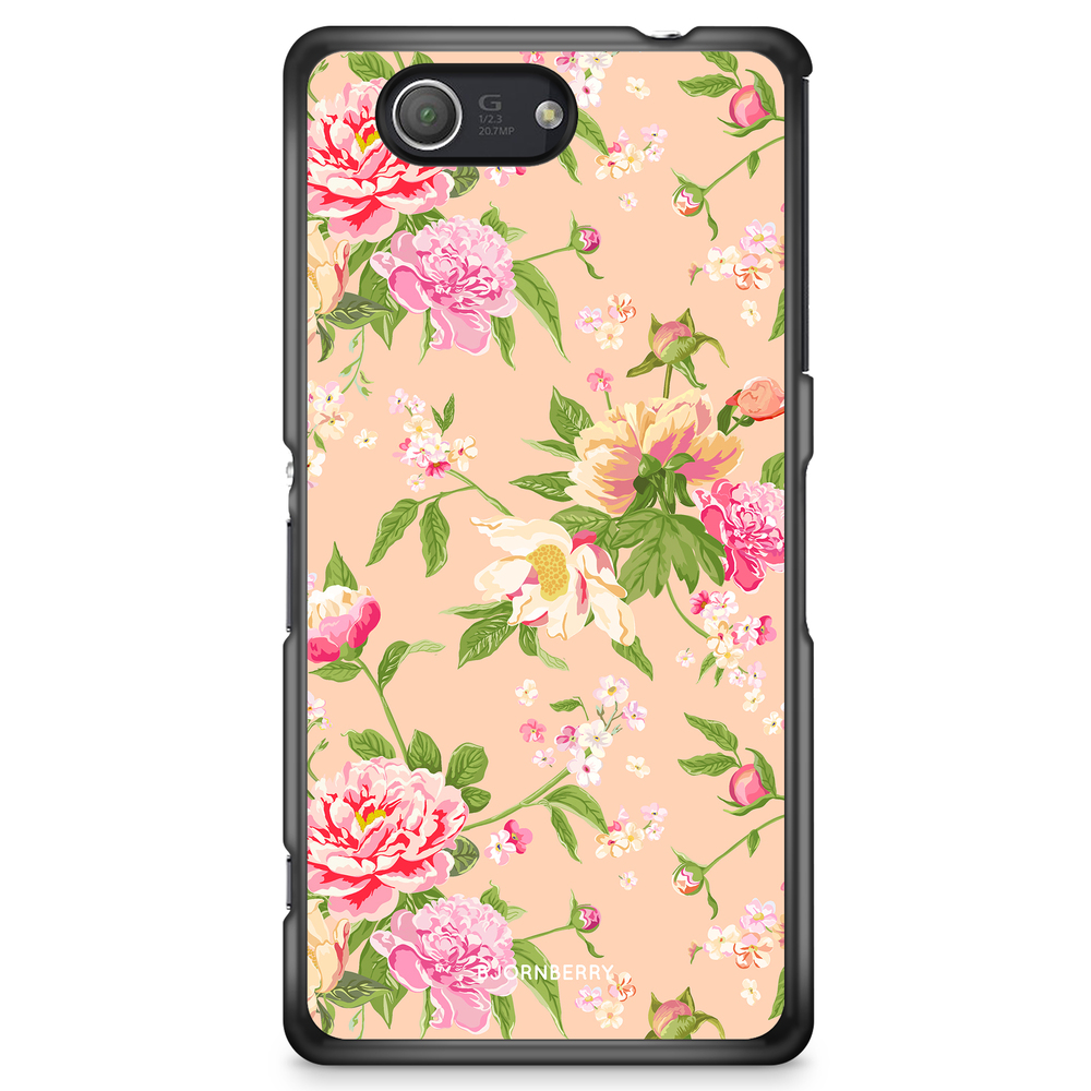 Sony Xperia Z3 Compact Case - Peony Flowers