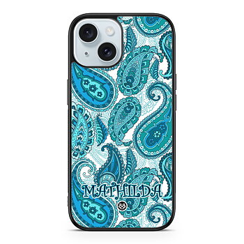 iPhone 15 Custom Case - Paisley Name