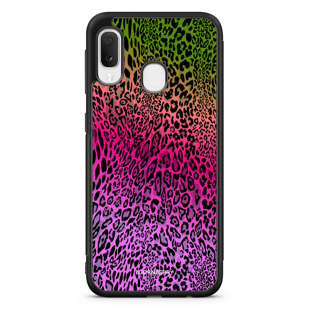 Samsung Galaxy A20e Case - Gradient Leopard