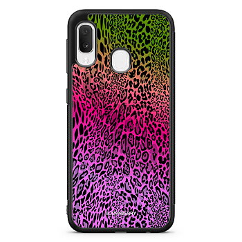 Samsung Galaxy A20e Case - Gradient Leopard