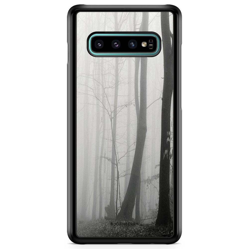 Samsung Galaxy S10 Case - Black/White Autumn