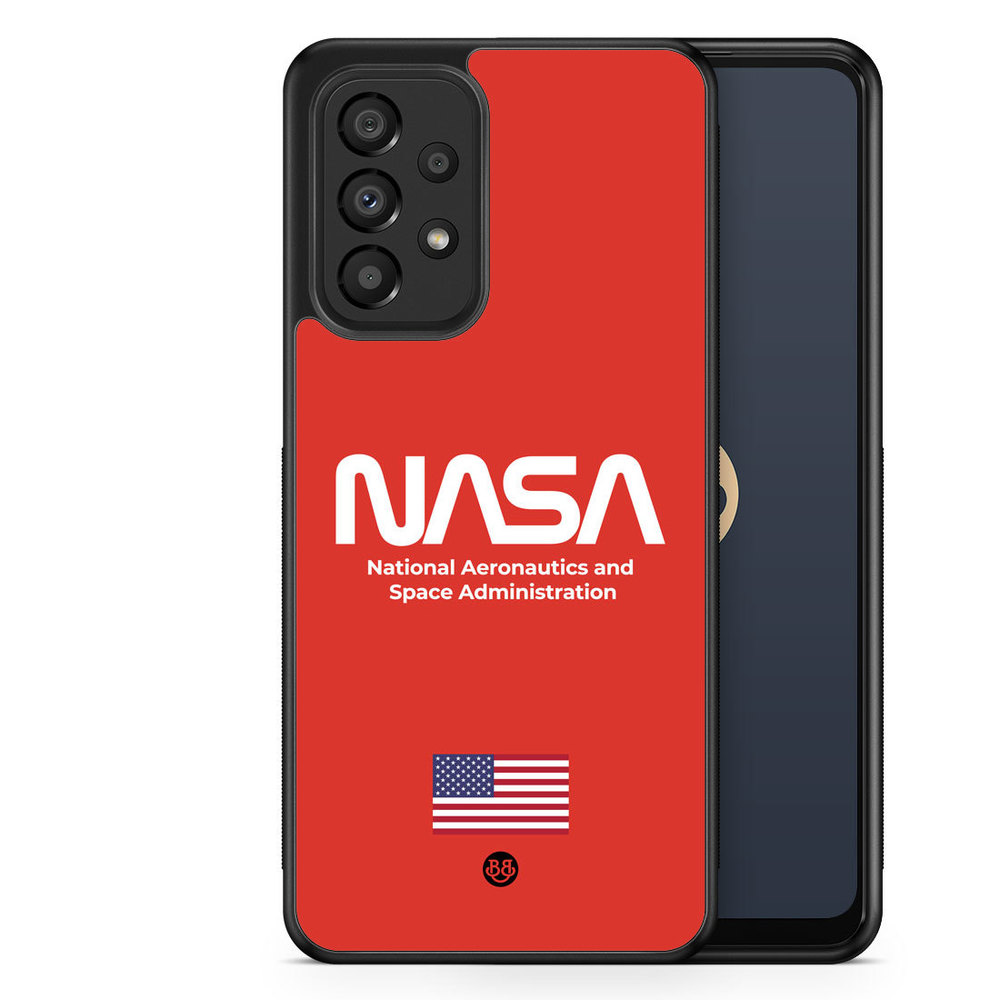 Samsung Galaxy A33 5G Case - NASA Worm Red