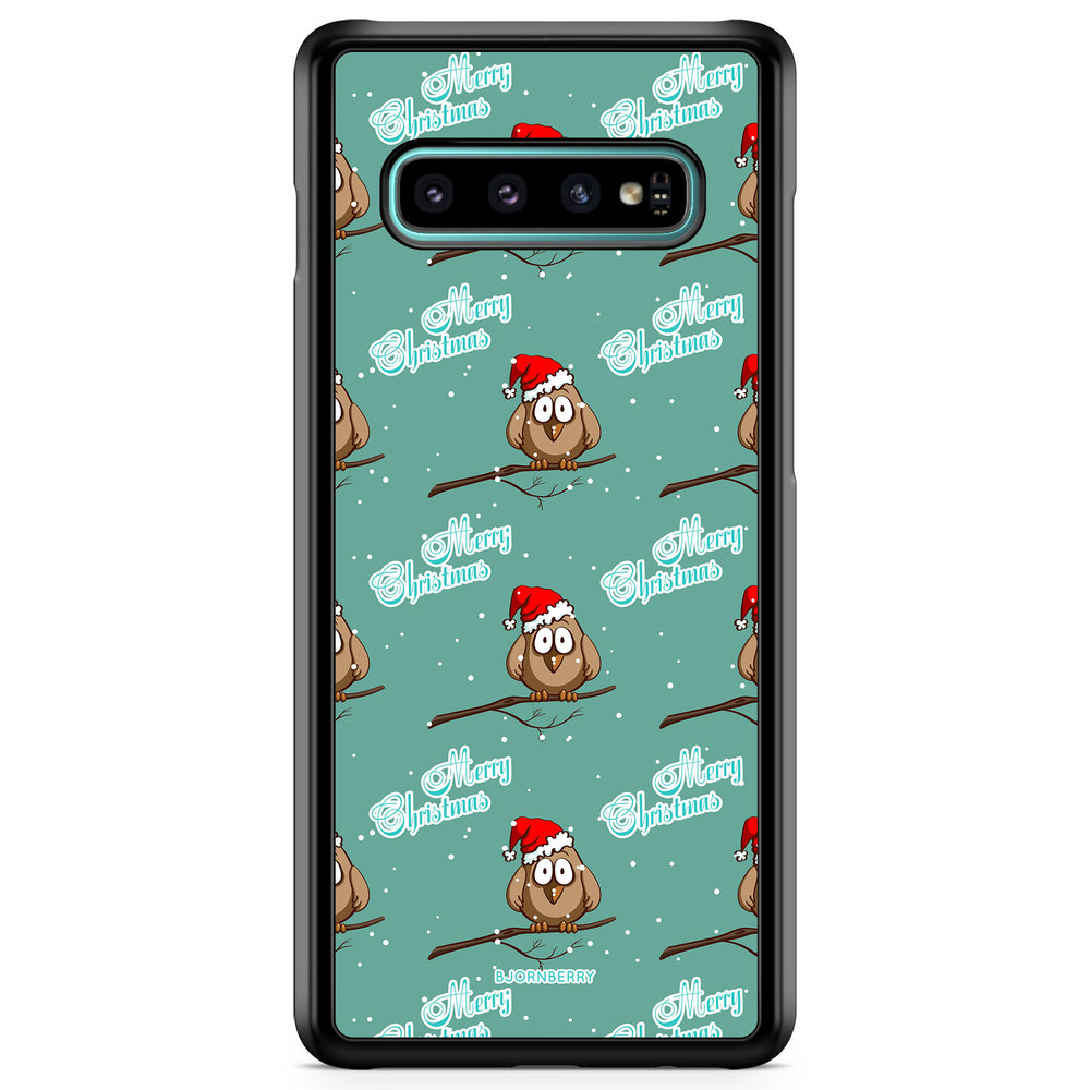 Samsung Galaxy S10 Plus Case - Xmas Sparrows