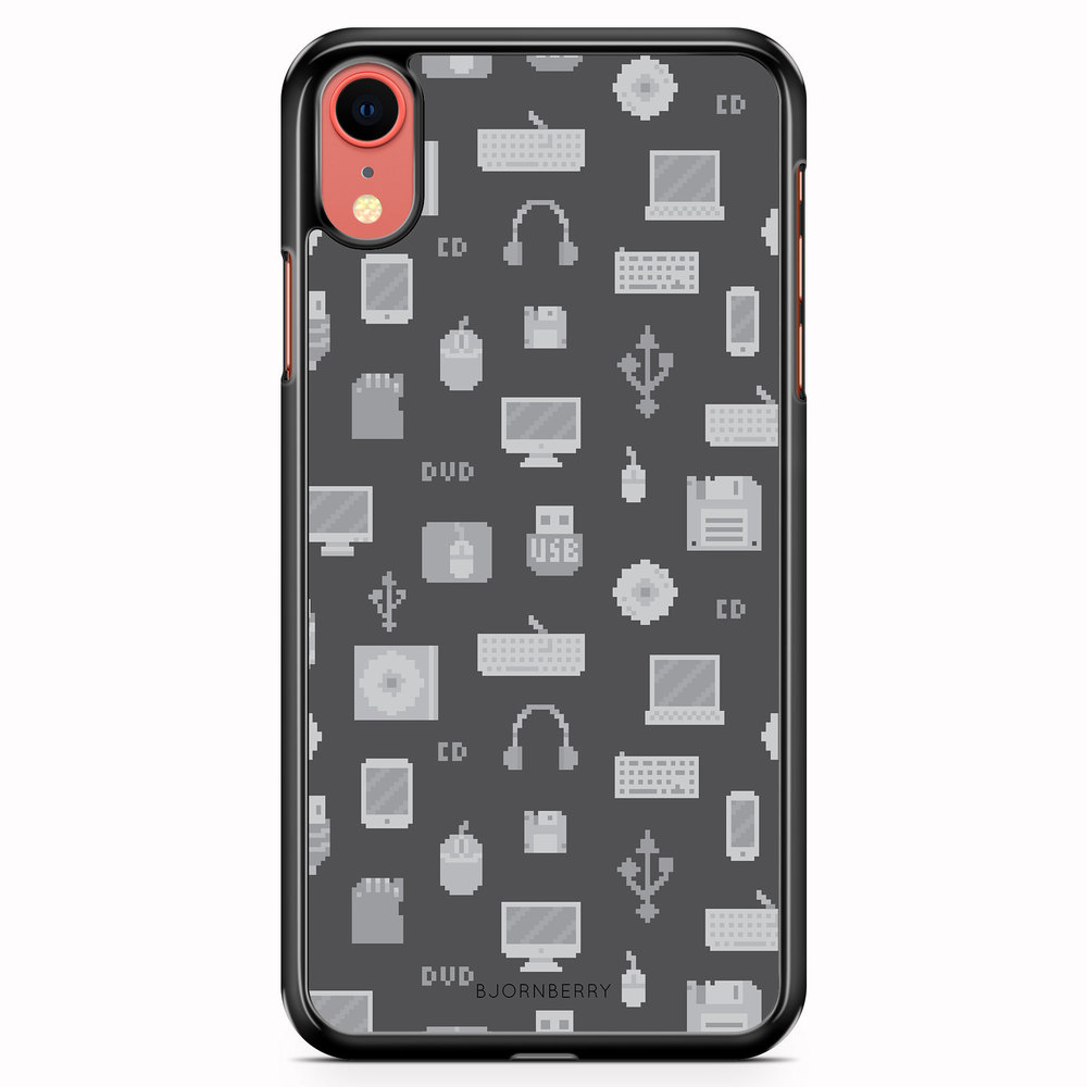 iPhone XR Case - Pixel Art Computer