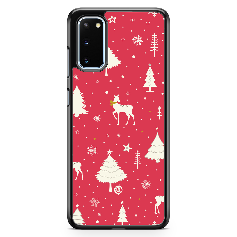 Samsung Galaxy S20 Case - Red Christmas