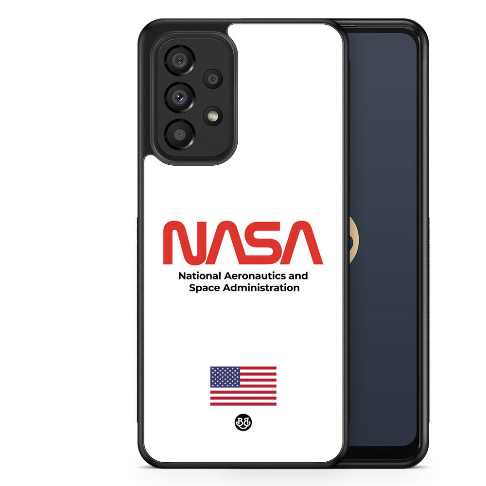 Samsung Galaxy A33 5G Case - NASA Worm White