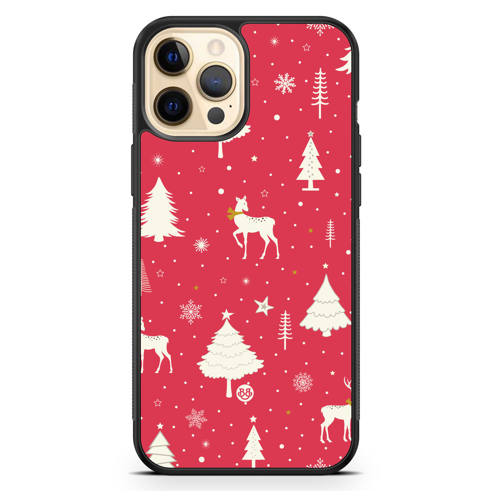 iPhone 12 Pro Max Case - Red Christmas