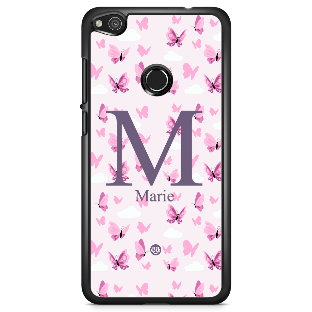 Huawei Honor 8 Lite Case Custom - AWAKEN - Butterfly Pink