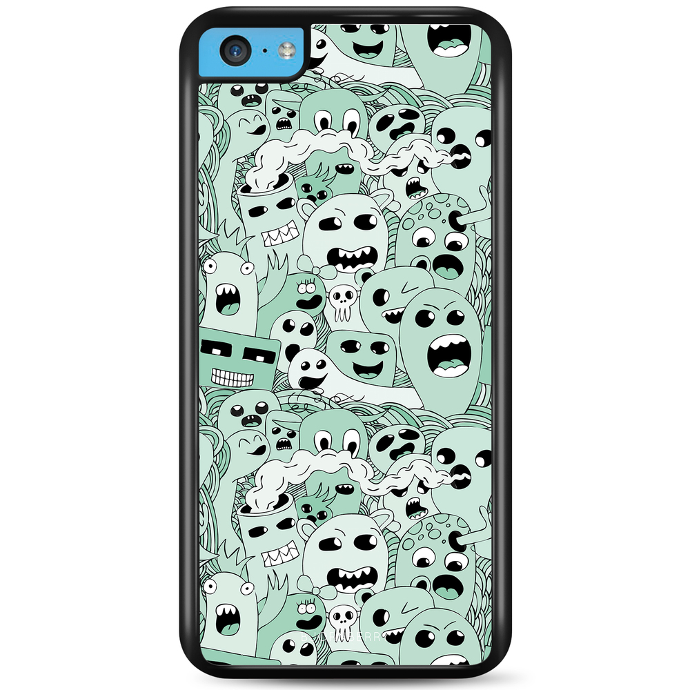 iPhone 5C Case - Ghost Pattern