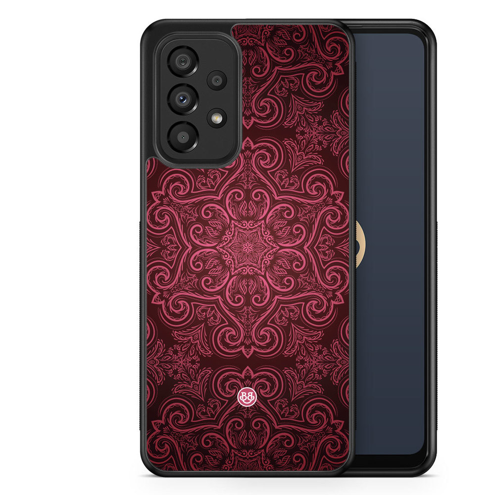 Samsung Galaxy A33 5G Case - Red Retro Pattern